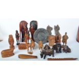 ASSORTMENT OF 20TH CENTURY AFRICAN TRIBAL ITEMS