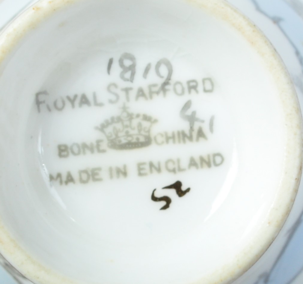 VINTAGE 20TH CENTURY ROYAL STAFFORDSHIRE CHINA TEA SERVICE - Image 5 of 5