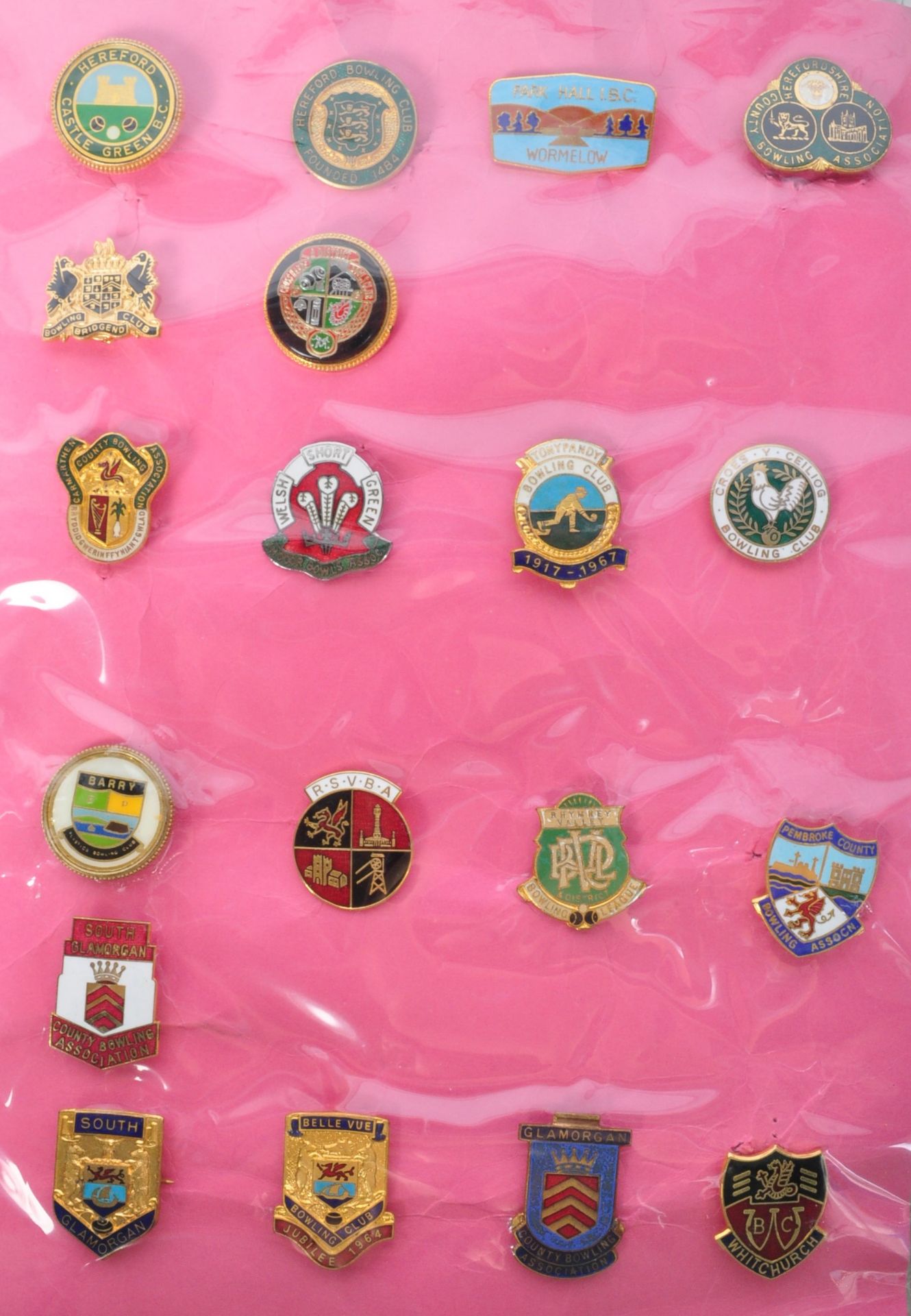 LARGE COLLECTION OF VINTAGE 20TH CENTURY ENAMEL BOWLS BADGES - Bild 4 aus 9