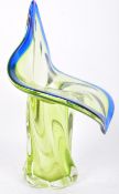 RETRO MID CENTURY 1960S MURANO STYLE GLASS VASE