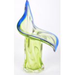 RETRO MID CENTURY 1960S MURANO STYLE GLASS VASE