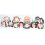 ELEVEN VINTAGE TOBY JUGS - TO INCLUDE LIMITED EDITIONS