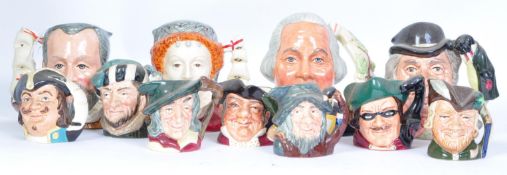 ELEVEN VINTAGE TOBY JUGS - TO INCLUDE LIMITED EDITIONS