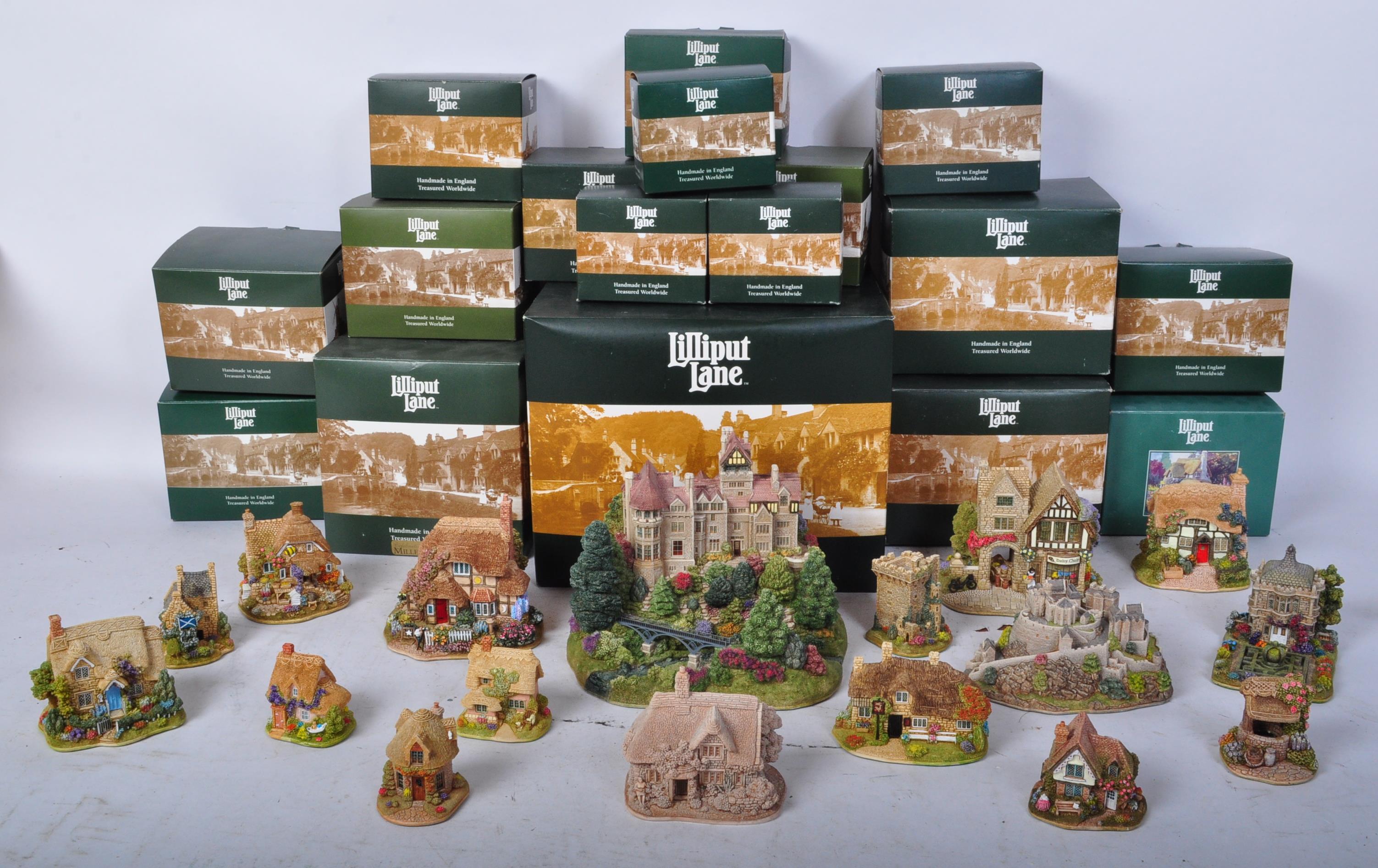 COLLECTION OF VINTAGE LILLIPUT LANE ORNAMENTS