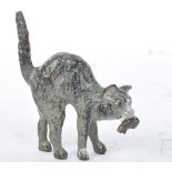 VINTAGE COLD PAINTED BRONZE CAT & MOUSE FIGURE