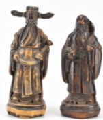 PAIR OF 20TH CENTURY REPUBLIC ELDER FIGURES