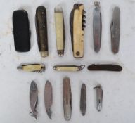 COLLECTION OF VINTAGE 20TH CENTURY PEN KNIVES
