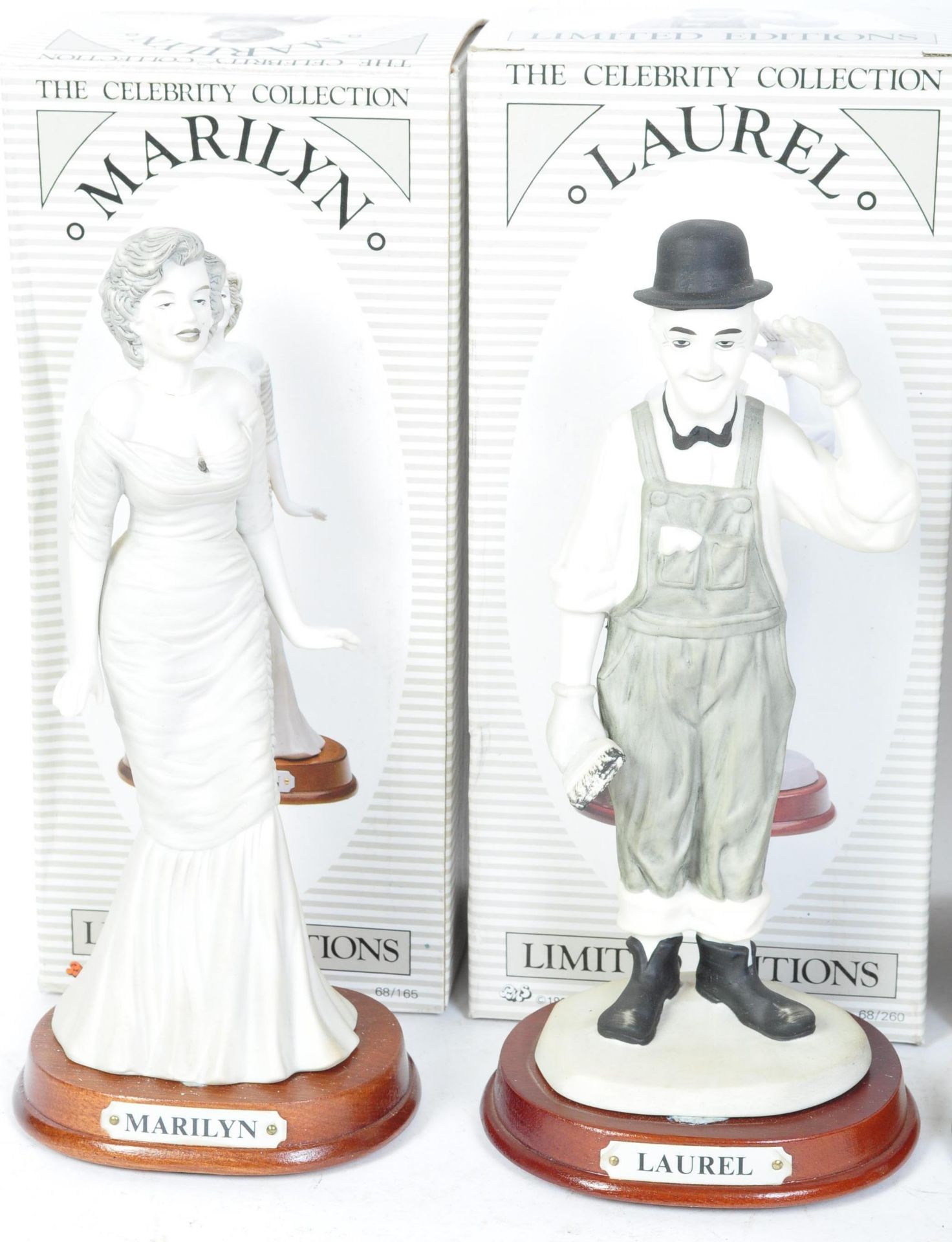 PMS LIMITED EDITON CHINA FIGURES - CHURCHILL - CHAPLIN - MARILYN - Bild 2 aus 4