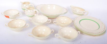 EARLY 20TH CENTURY CLARICE CLIFF DINNER SERVICE