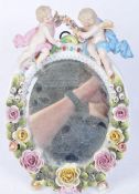 19TH CENTURY SITZENDORWF PORCELAIN CHINA MIRROR