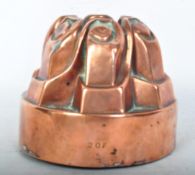 19TH CENTURY BENHAM & FROUD 201 COPPER JELLY MOULD