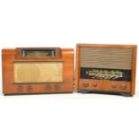 TWO VINTAGE 1950S VALVE RADIOS