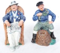 TWO VINTAGE 20TH CENTURY ROYAL DOULTON CERAMIC FIGURINES