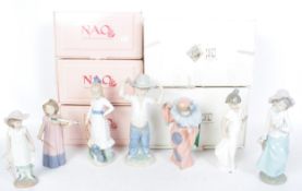 COLLECTION OF VINTAGE NAO SPANISH PORCELAIN FIGURES