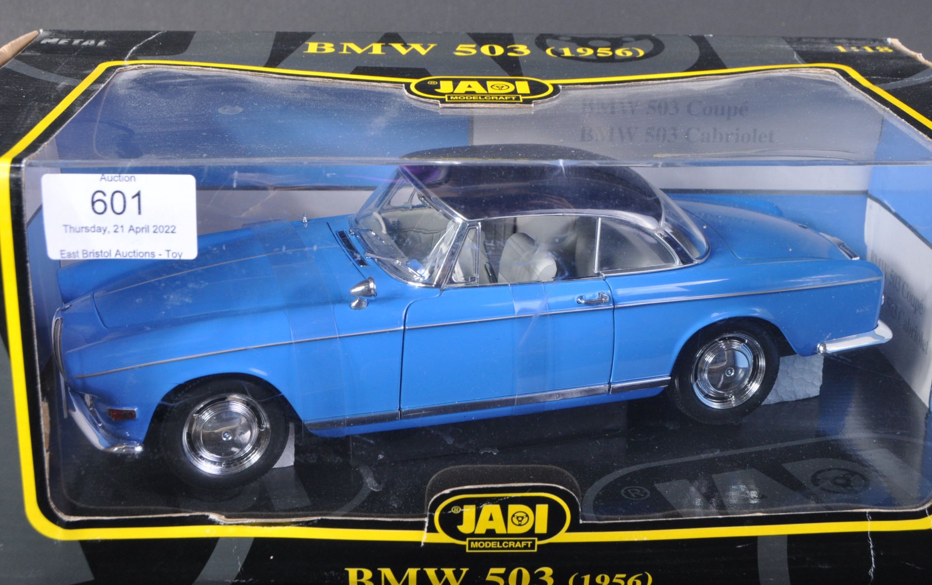 ORIGINAL JADI MODEL CRAFT 1/18 SCALE DIECAST MODEL BMW 503 COUPE - Bild 2 aus 5