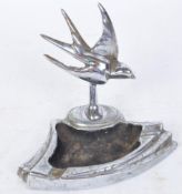 VINTAGE MID CENTURY CHROME SWALLOW ASHTRAY