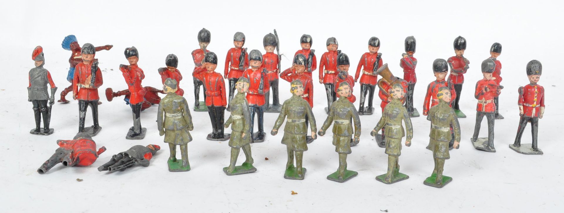 MID CENTURY HAND PAINTED LEAD SOLDIER FIGURES - Image 2 of 6