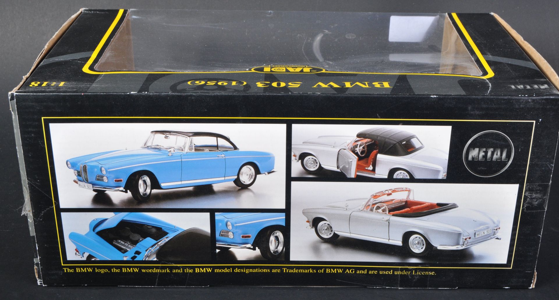 ORIGINAL JADI MODEL CRAFT 1/18 SCALE DIECAST MODEL BMW 503 COUPE - Image 5 of 5