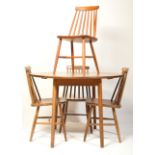 20TH CENTURY ERCOL MANNER KITCHEN DINING ROOM SUITE