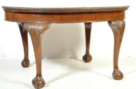 VICTORIAN QUEEN ANNE REVIVAL MAHOGANY DINING TABLE