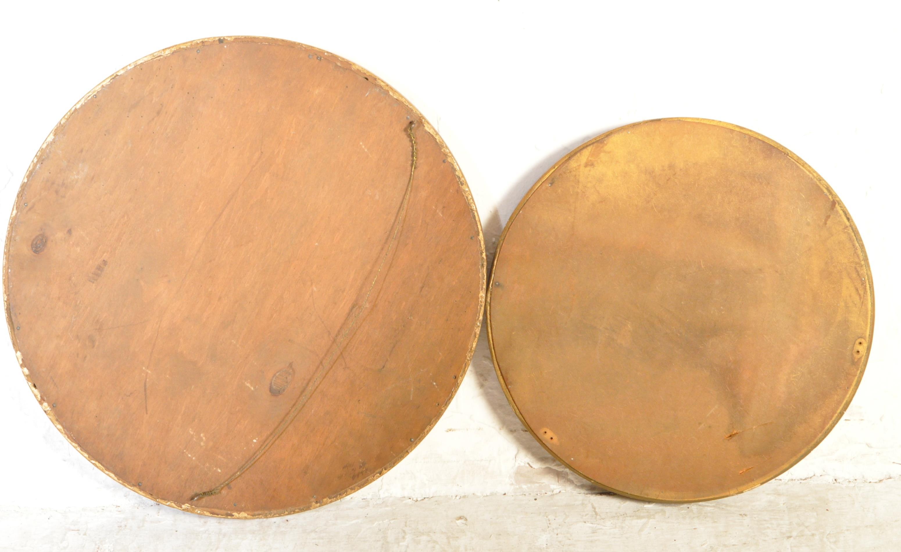 PAIR OF REGENCY REVIVAL CONVEX FISH EYE WALL MIRRORS - Image 5 of 5