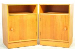 MEREDEW FURNITURE - MID CENTURY TEAK BEDSIDE CABINETS