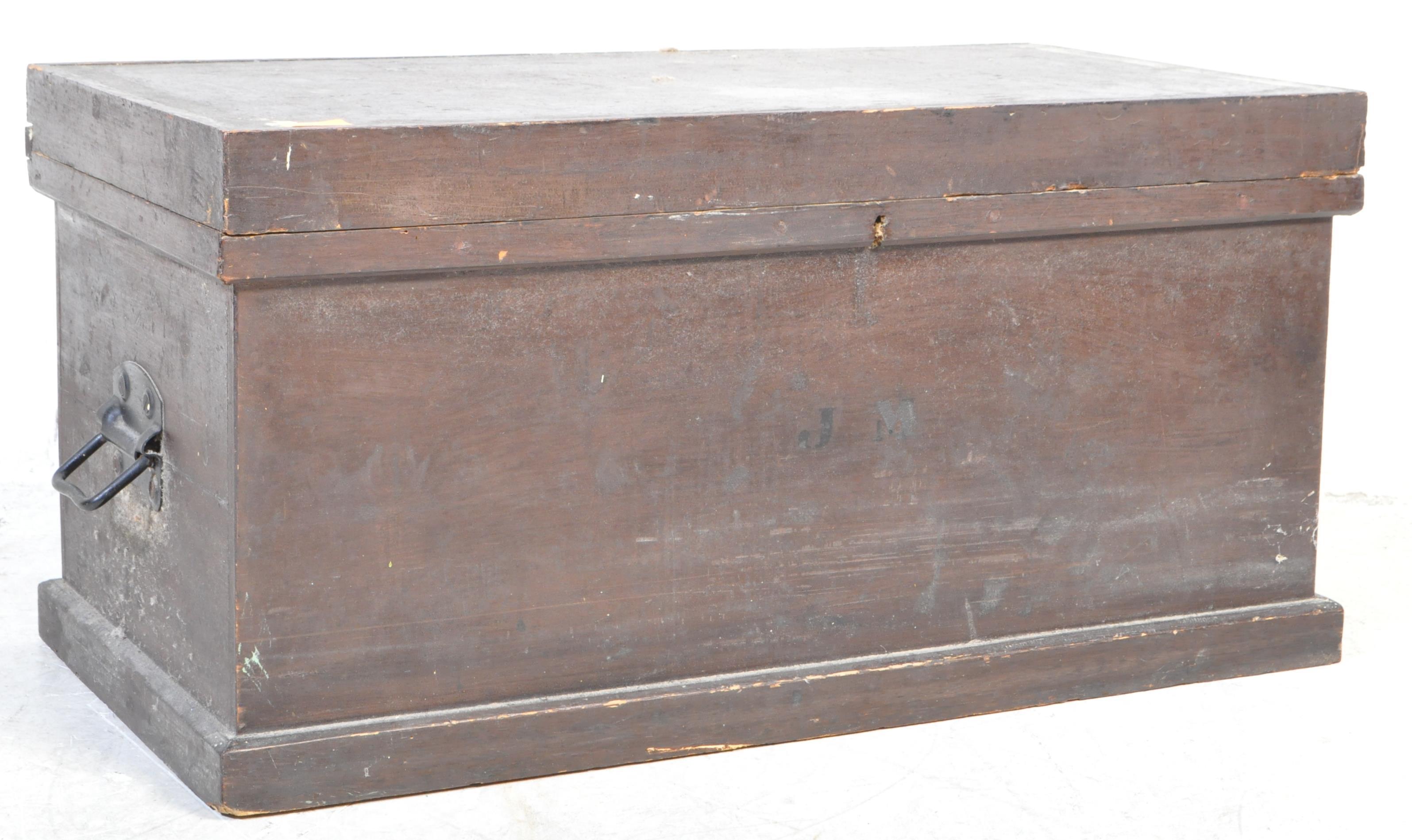 VICTORIAN CARPENTERS TOOL WORK CHEST AND OTHERS