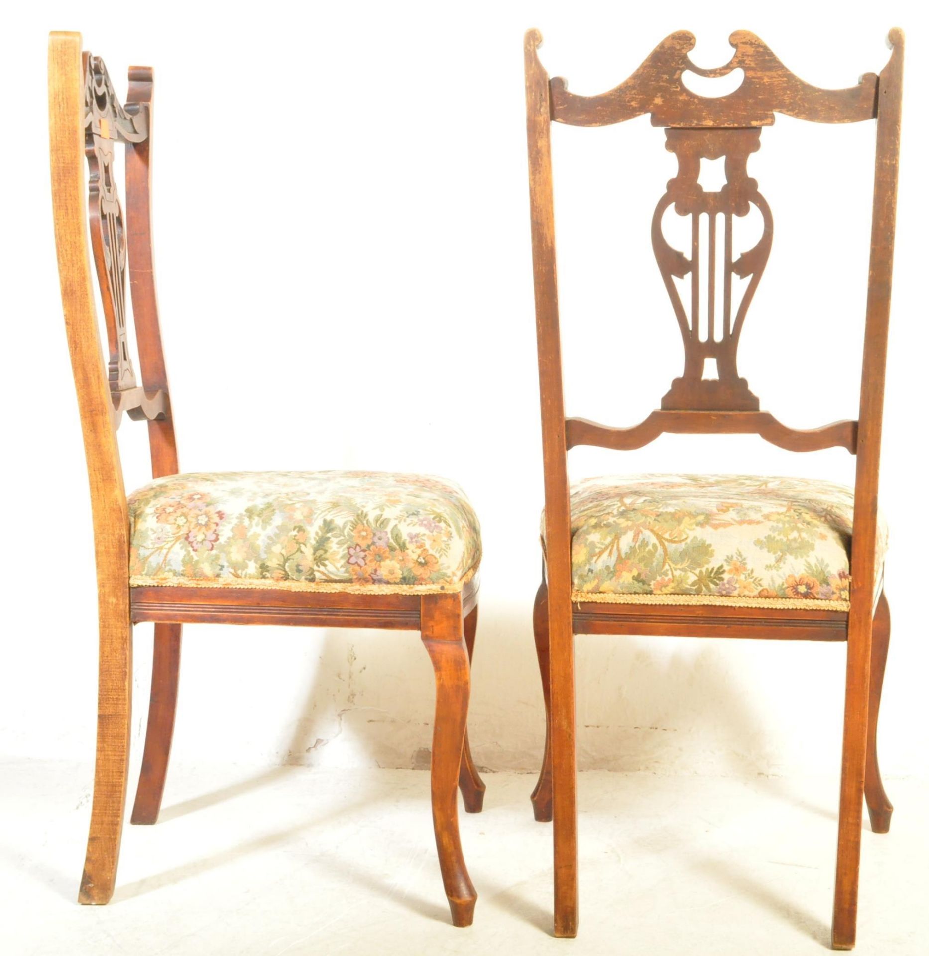 SET OF FOUR VICTORIAN 19TH CENTURY DINING CHAIRS - Bild 6 aus 6