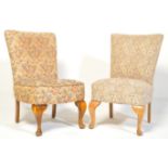 20TH CENTURY RETRO PARKER KNOLL STYLE BEDROOM CHAIRS