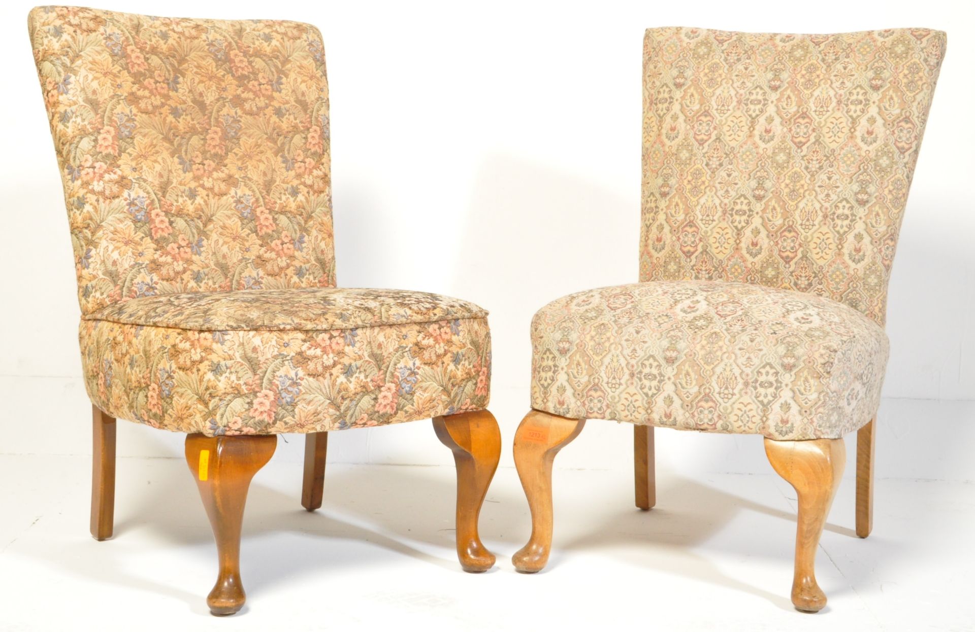 20TH CENTURY RETRO PARKER KNOLL STYLE BEDROOM CHAIRS