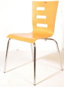 CONTEMPORARY DESIGNER BENTWOOD PANEL SINGLE CHAIR