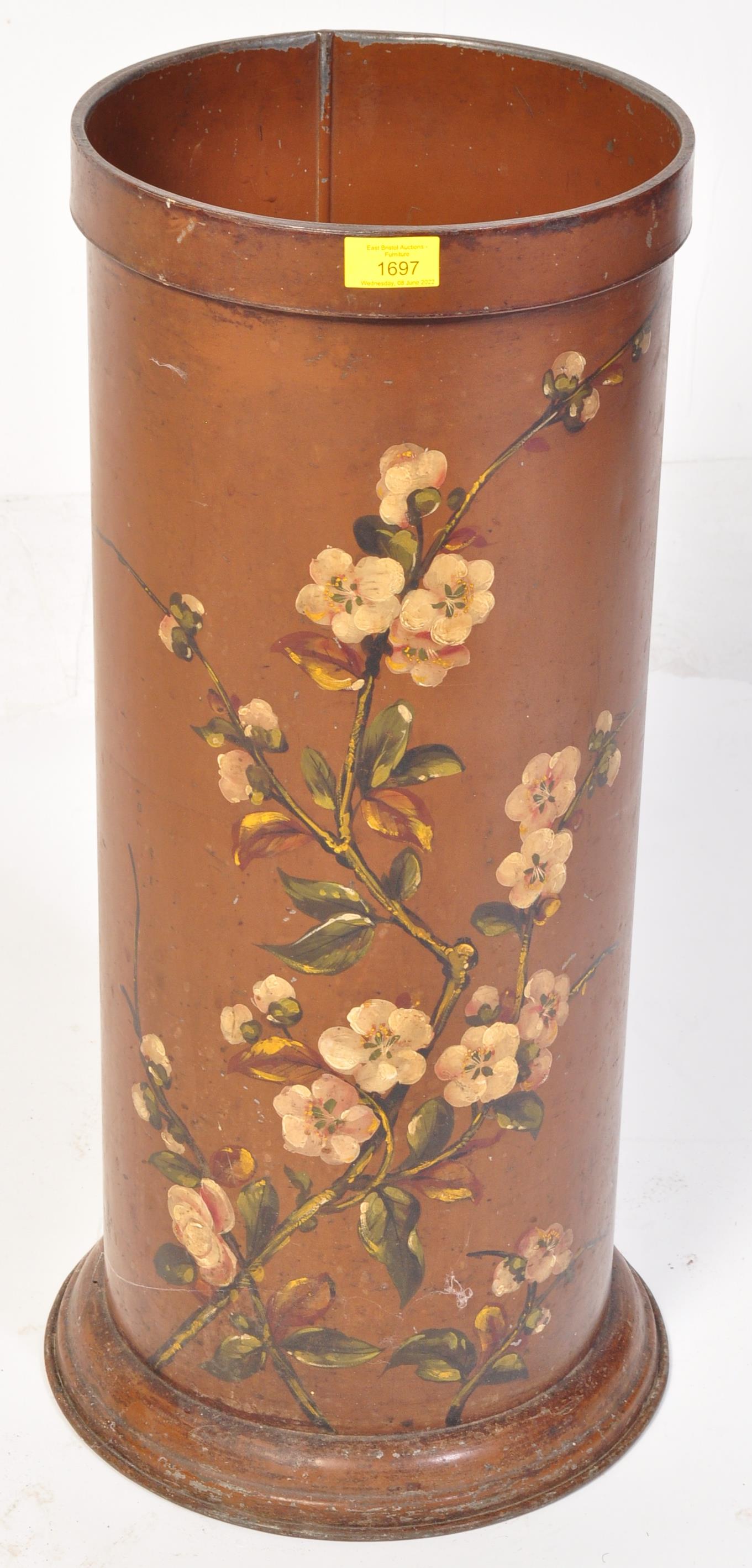 19TH CENTURY COPPER ARTILLERY SHELL UMBRELLA STAND - Image 2 of 6