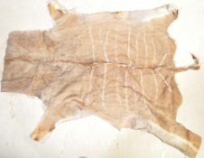 VINTAGE MID CENTURY REINDEER PELT FLOOR CARPET