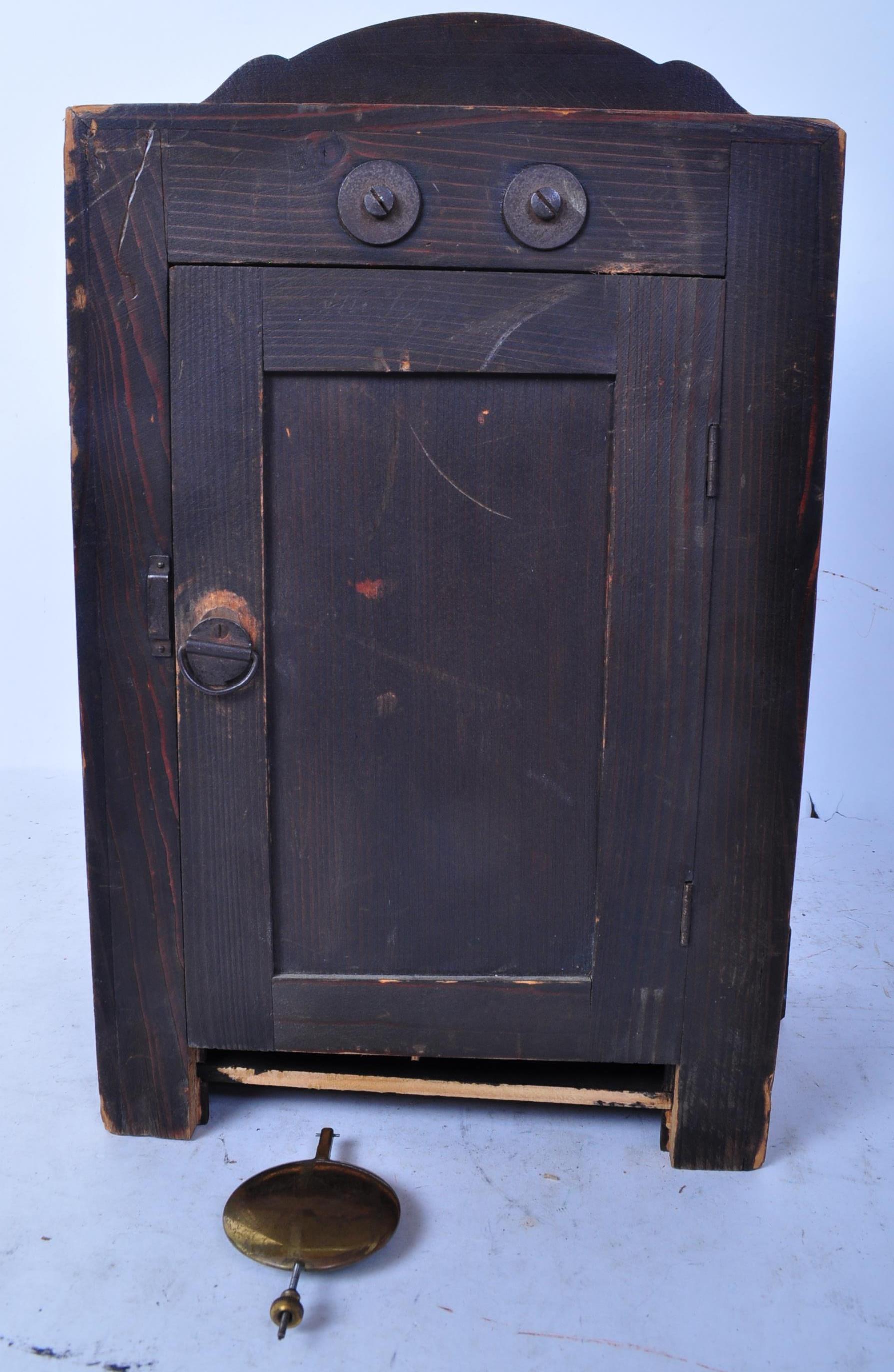 EARLY 20TH CENTURY OAK CASED MANTEL CLOCK - Image 6 of 6