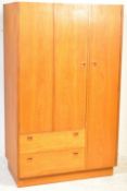 MID CENTURY TEAK WOOD COMPACTUM WARDROBE