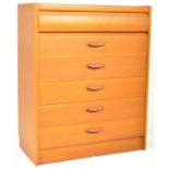 RETRO VINTAGE MID 20TH CENTURY TEAK CHEST OF DRAWERS