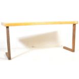 RETRO VINTAGE MID 20TH CENTURY DESK RAISED ON TUBULAR LEGS