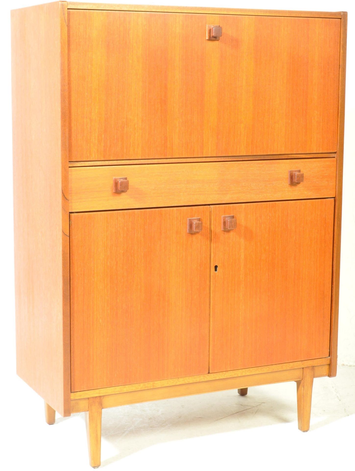 RETRO VINTAGE MID 20TH CENTURY NATHAN TEAK BUREAU