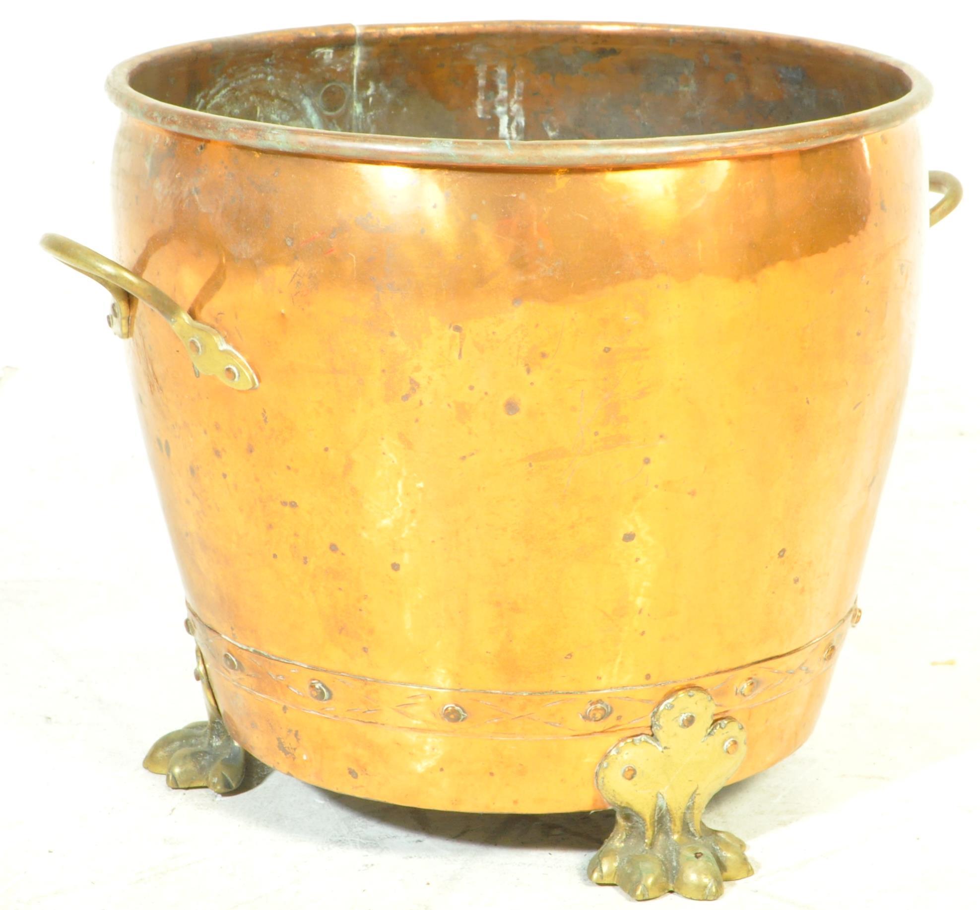 EARLY 20TH CENTURY ARTS & CRAFTS COAL BUCKET