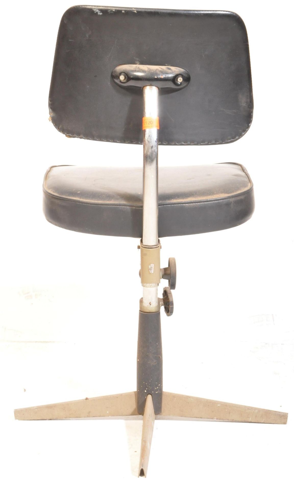 RETRO MID 20TH CENTURY SWIVEL ENGINEERS CHAIR - Image 6 of 6