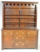 18TH CENTURY REVIVAL COUNTRY OAK DRESSER