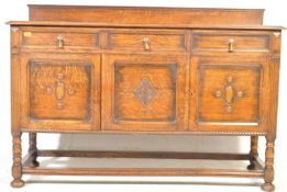 1920S JACOBEAN REVIVAL OAK SIDEBAORD