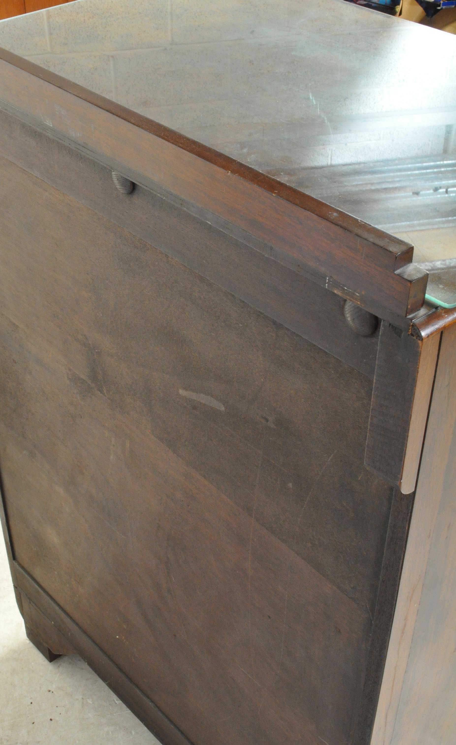 1930'S ART DECO BURR WALNUT TALLBOY CHEST OF DRAWERS - Image 5 of 5