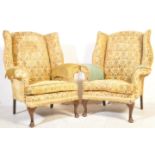 PAIR OF EARLY 20TH CENTURY WING BACK ARMCHAIRS