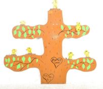 VINTAGE RETRO BIRD & TREE FAIRGROUND SHOOTING GALLERY