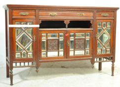 EDWARDIAN MAHOGANY SIDEBOARD CREDENZA