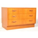 G PLAN - FRESCO - MID CENTURY TEAK LOW CHEST OF DRAWERS