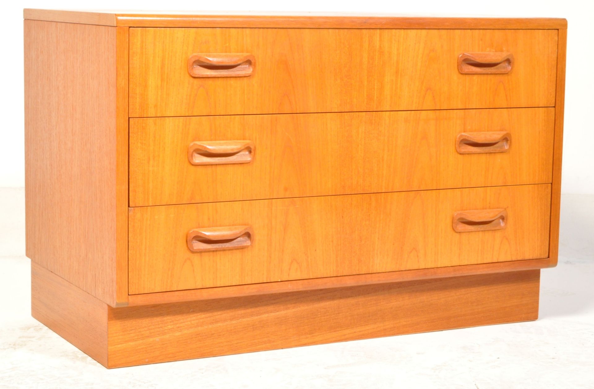 G PLAN - FRESCO - MID CENTURY TEAK LOW CHEST OF DRAWERS