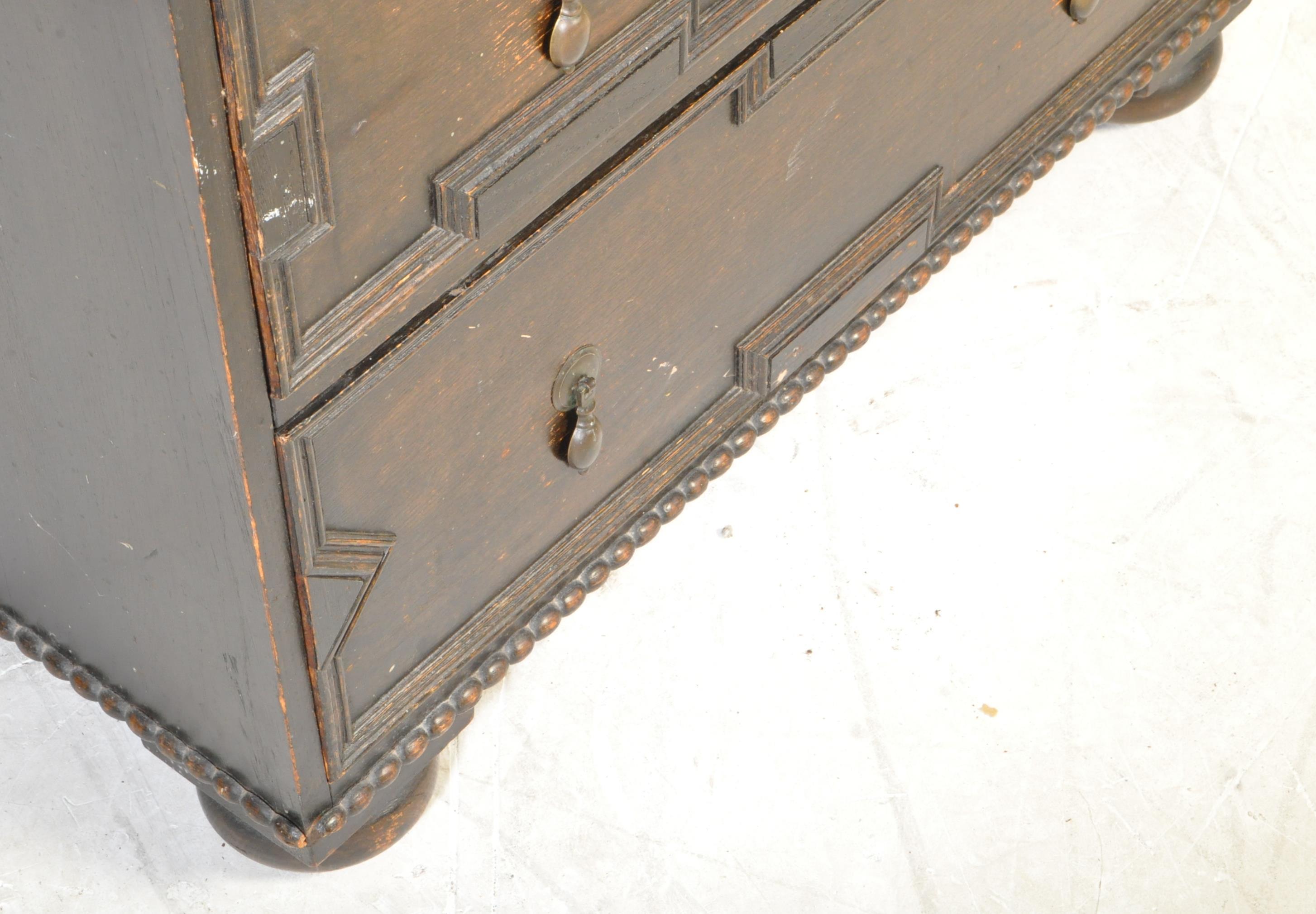 1920'S COMMONWEALTH REVIVAL BLOCK FRONT CHEST OF DRAWERS - Image 5 of 6