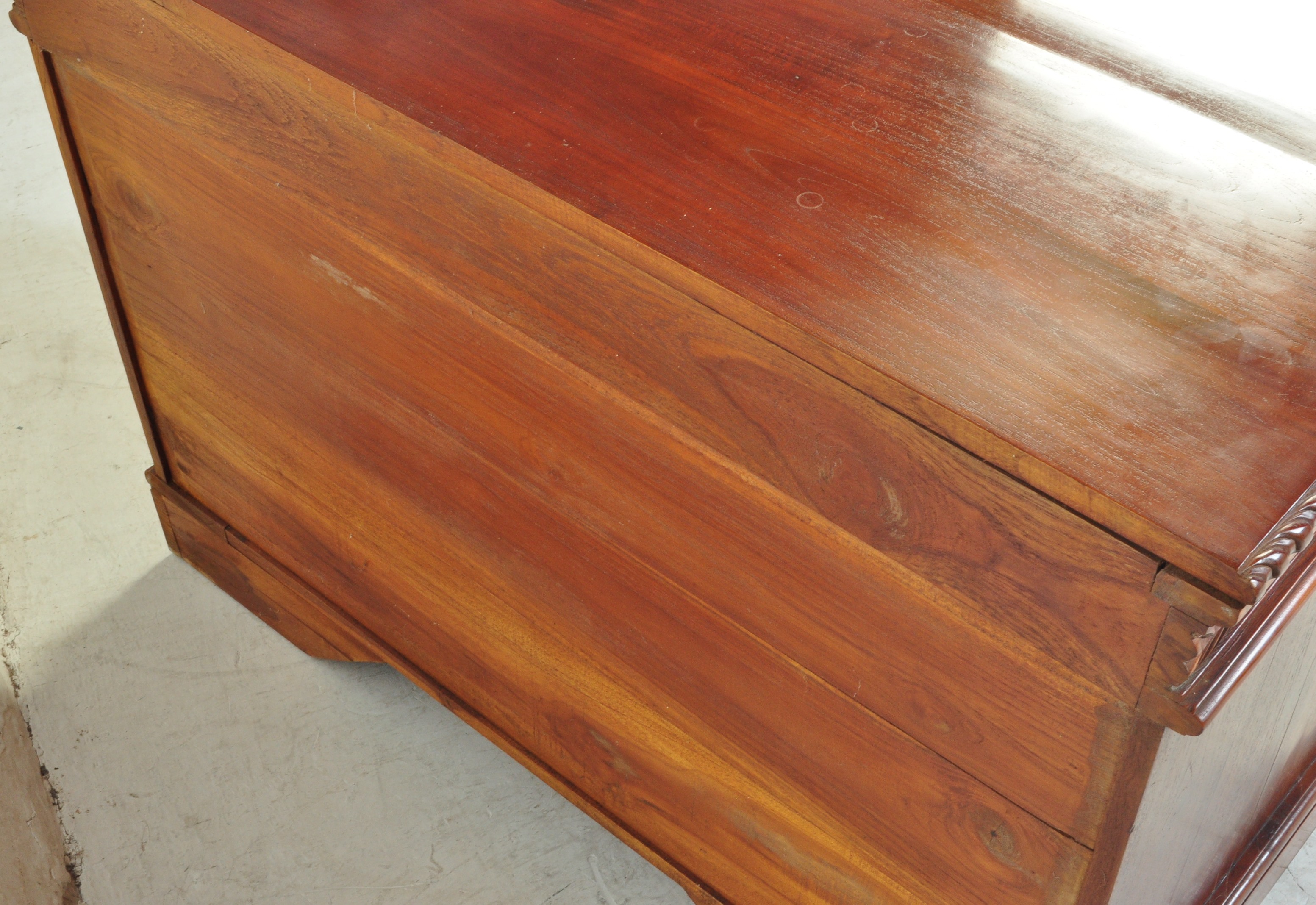 20TH CENTURY REGENCY REVIVAL MAHOGANY CONSOLE TABLE - Image 7 of 7